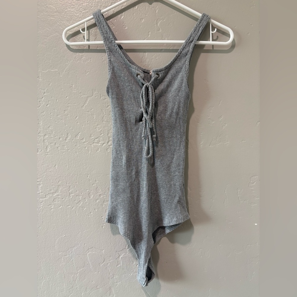Wishlist Grey Sleeveless Bodysuit